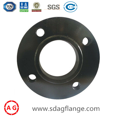 Flanges de aço carbono A105 S235JR tipo 13 de tinta preta