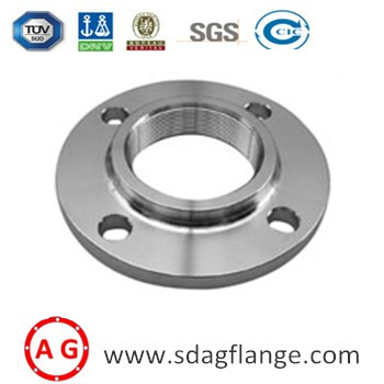 Flanges roscados ASME B16.5 150LB A105 Encaixe para tubos de aço carbono